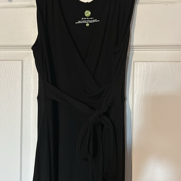 Dakini soft modal stretchy faux-wrap dress size M - Picture 4 of 8
